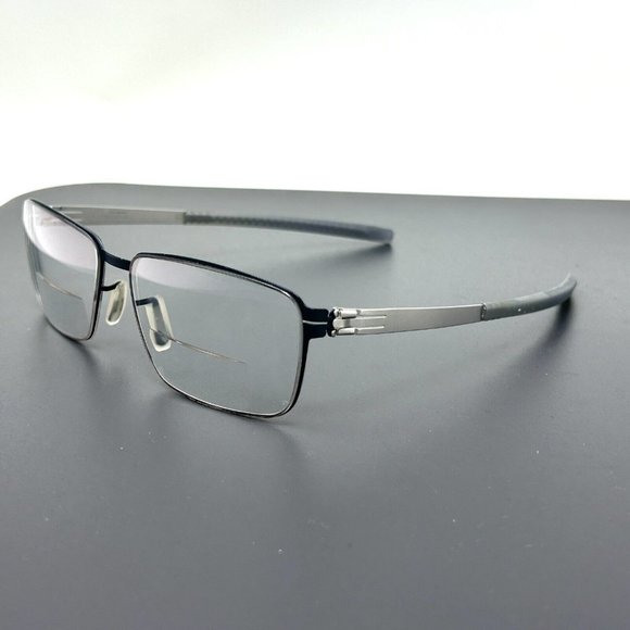 ic berlin Dr. Kauermann Marine Blue Pearl Eyeglasses Frame 55-17-145 ic! berlin